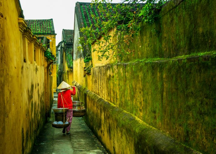 Góc phố mùa rêu