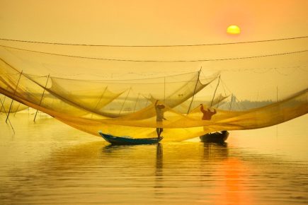 Ảnh Bình Minh Cửa Đại & Kéo Rớ Nghệ Thuật